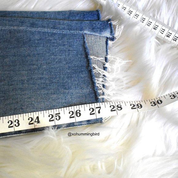 MOTHER | The Stunner Ankle Step Fray Jeans (Helter Skelter) Size 32 NWT - Picture 14 of 16